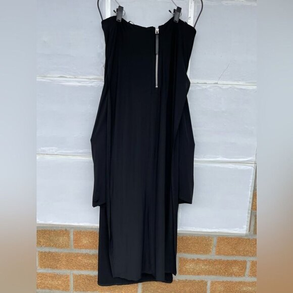 Helmut Lang Faint Draped Strapless Dress size 4 - Picture 9 of 16